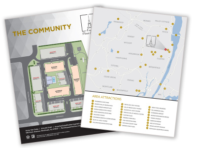Community Map and Attractions Flyer