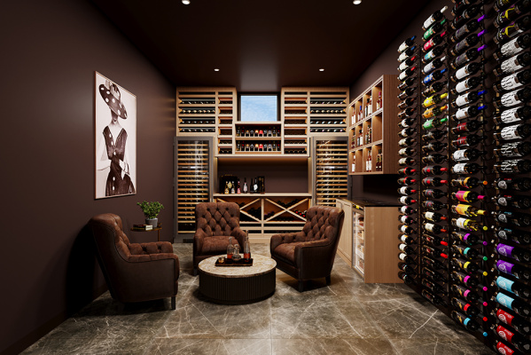 Virtually Staged - Wine Room