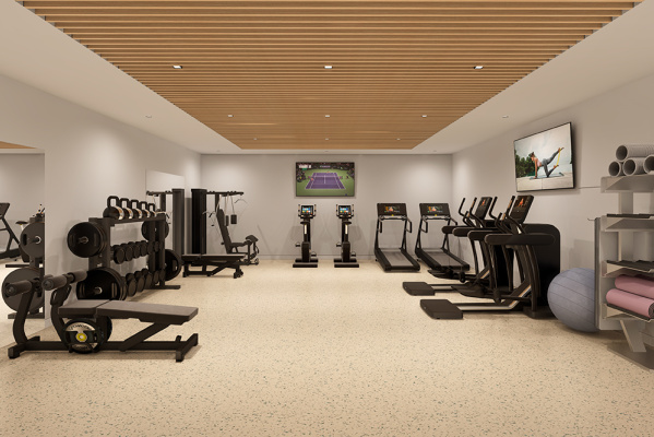 Virtually Staged - Fitness Center