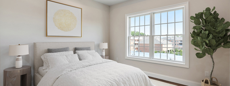 Digitally Staged Photo - Bedroom